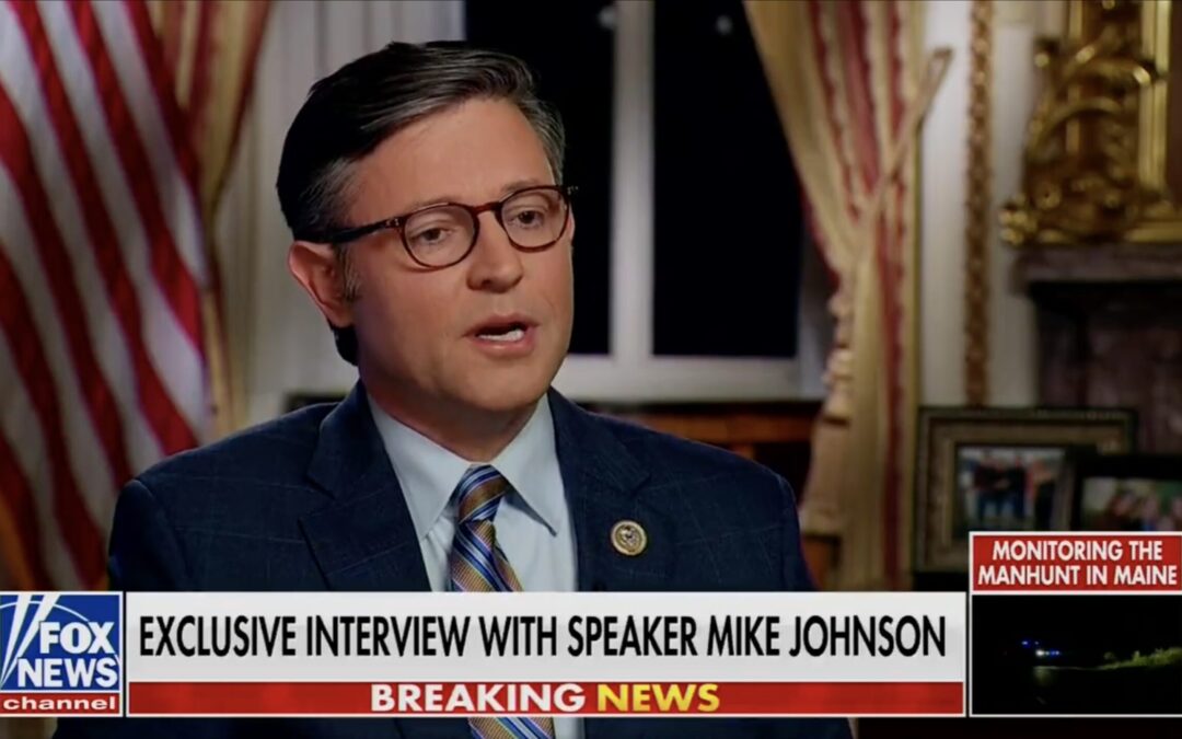 Speaker Mike Johnson on Gun Control: “The Problem is the Human Heart, Not Guns… We Have to Address the Root Problems… Mental Health” (VIDEO)