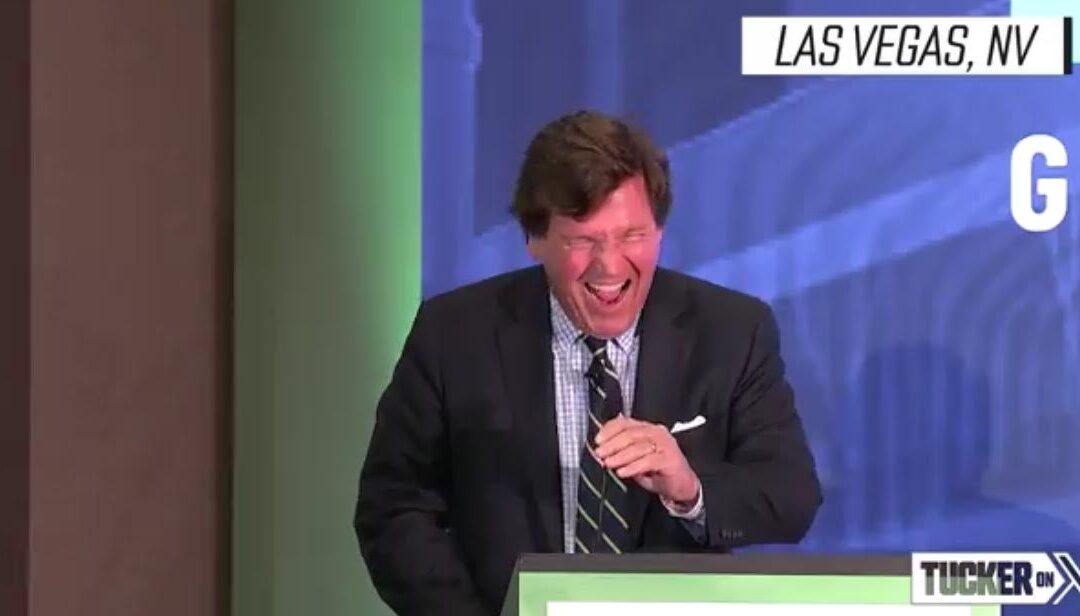 MUST WATCH: Tucker Carlson Brings the House Down in Las Vegas, Warns, “The Next Year is Going to be Like… Nothing We’ve Ever Seen”