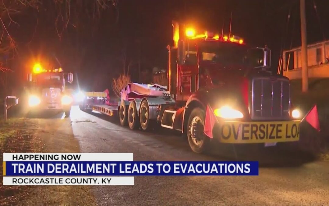 Kentucky Governor Declares State of Emergency After Freight Train Derailment