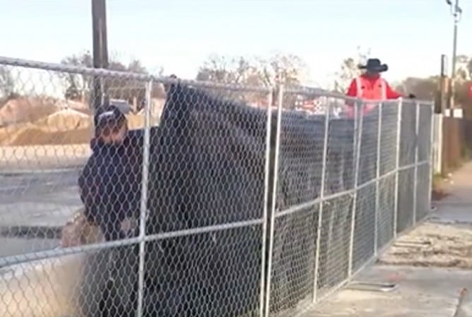 Workers Block News Channel From Filming Construction of Massive ‘Migrant Camp’ Site in Chicago (VIDEO)