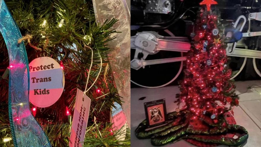 Wisconsin Christmas Tree Festival Includes Entries From Satanic Temple and Bay Area Council on Gender Diversity