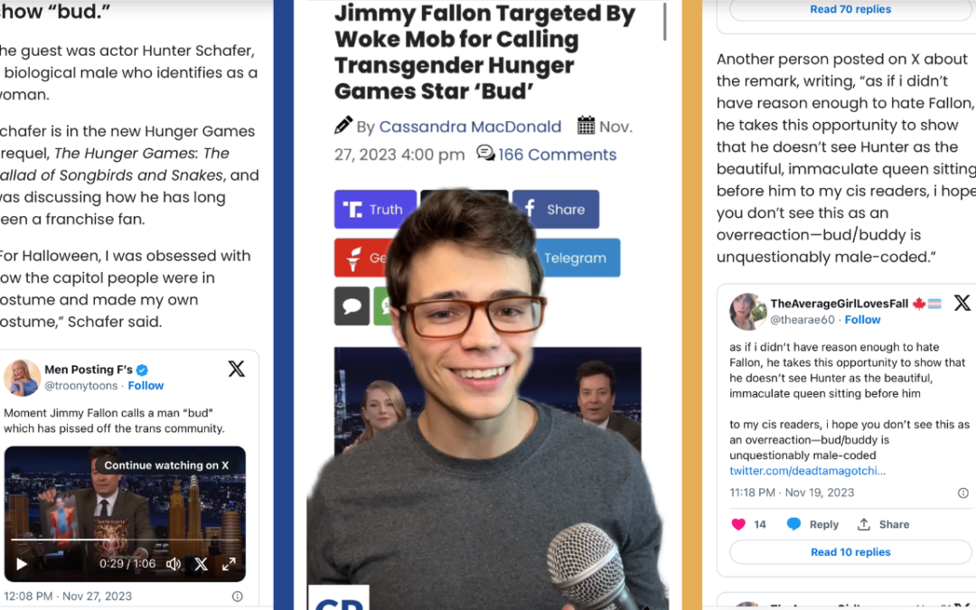 Victor Reacts: Jimmy Fallon Canceled? Mob Targets Fallon for Calling Transgender “Bud” (VIDEO)