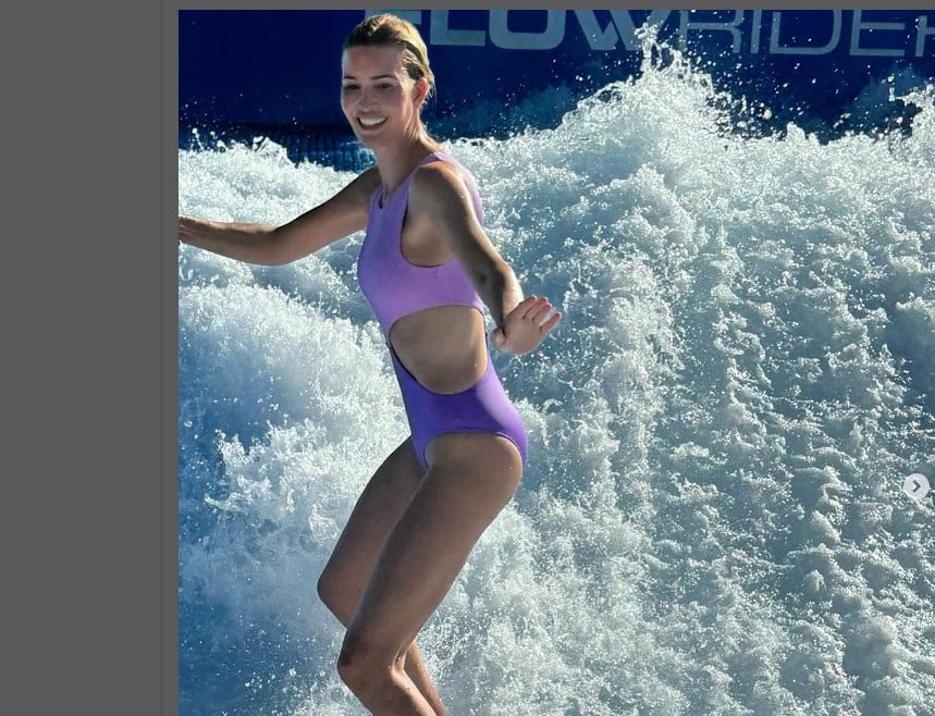 Going Viral: Ivanka Trump Looks Flawless as She Shows Off Her Surfing Skills in the Bahamas (VIDEO)