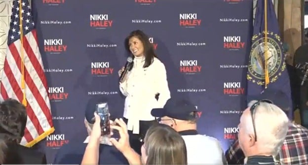 WATCH: Little Girl Embarrasses Nikki Haley In New Hampshire During Town Hall with Gov. Sununu