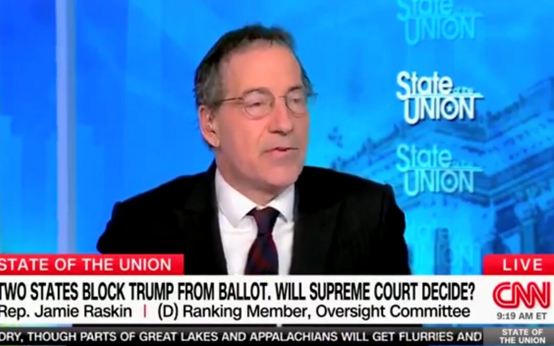 Assassination Dog Whistle? Jamie Raskin Targets Clarence Thomas: “What Do We Do if He Doesn’t Recuse Himself?” from Trump Supreme Court Cases