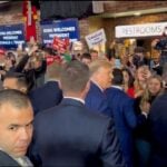 Trump Receives Rock Star Welcome at Whiskey River Restaurant in Ankeny, Iowa (VIDEO)