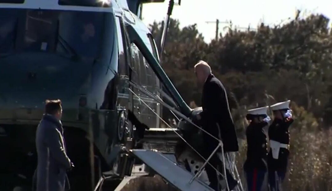 Biden Flies From Rehoboth Beach to His Wilmington Home – Then Back to His Rehoboth Beach House (VIDEO)