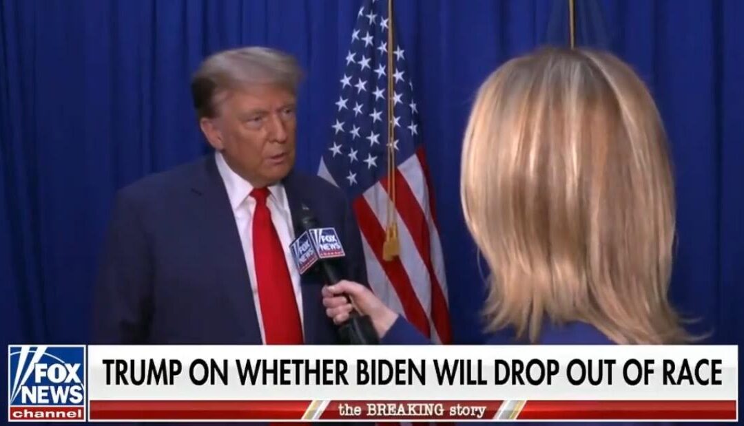 Trump Says He Thinks Joe Biden Will Drop Out of 2024 Presidential Race (VIDEO)