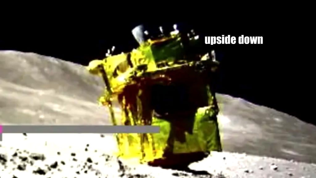 SLIM IS BACK: Upside Down Japanese Moon Lander Recharged Batteries and Resumed Lunar Mission