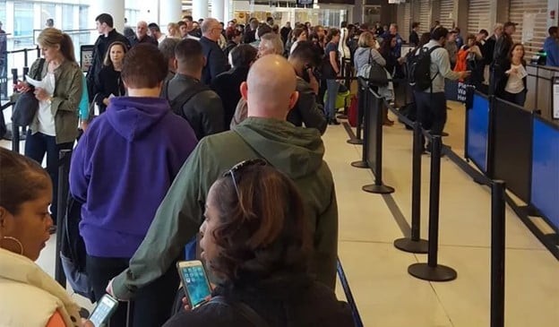 Damning Airport Sign Proves the Biden Regime is Letting Illegal Aliens Fly Without Acceptable Identification Even as Regime Warns of Terror Attacks – Airline Travelers Are Enraged (PHOTO)