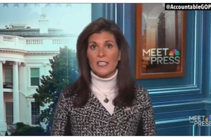 Is Nikki Haley a Soros Plant?… Haley Tells Meet the Press: “I Absolutely Trust the Jury” in Crazy E. Jean Carroll’s Disgusting Lawfare Case Against Trump