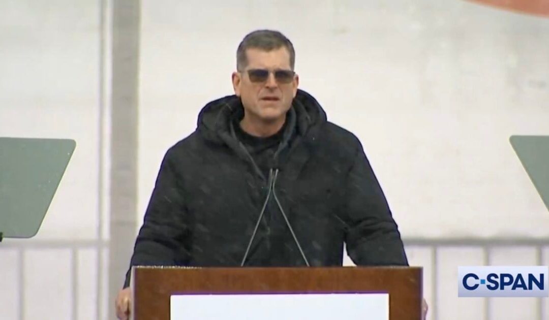 National Champion Football Coach Undaunted, Scoffs at Freezing Weather During March for Life