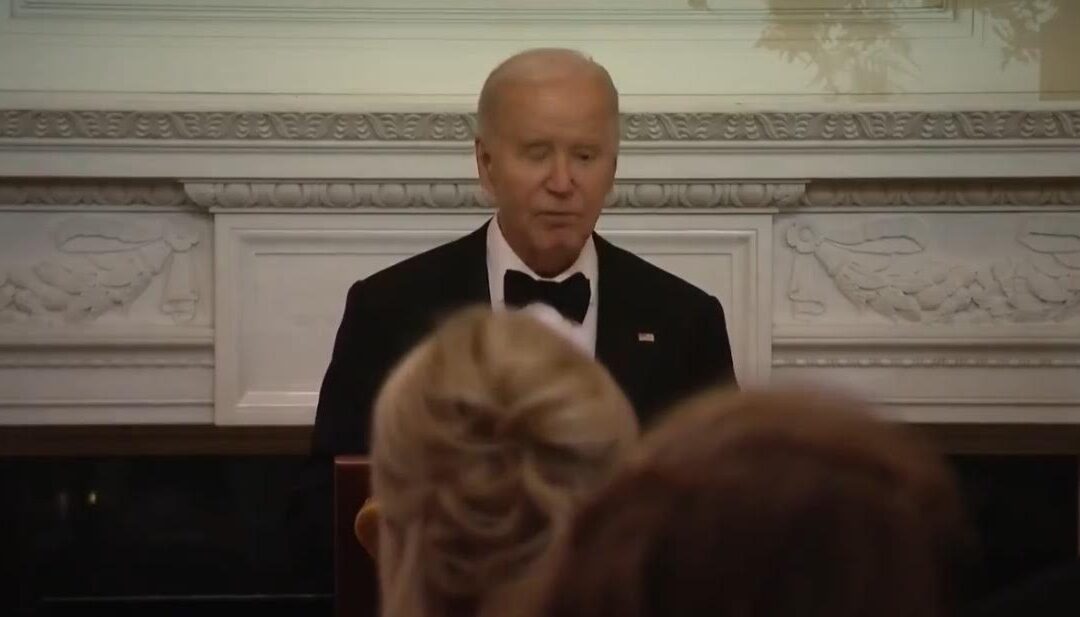 HE’S SHOT: Biden Malfunctions at Black-Tie Dinner with Governors (VIDEO)