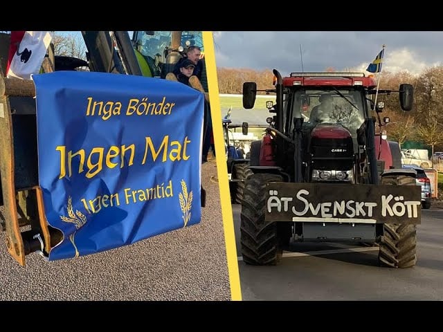 Peter Sweden: IT’S SPREADING: Swedish Farmers Join European Wide Protests