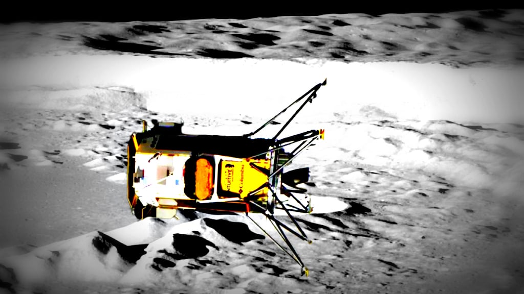 WENT SIDEWAYS: Odysseus Lunar Lander Tipped Over on Touchdown and It’s Resting on Its Side – Intuitive Machine Says Spacecraft Is ‘Alive and Well’, Will Perform Missions