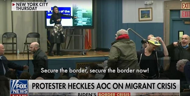“AOC, You Sound Ridiculous, You Scrub…All You Care About is Illegal Aliens!” — Protestors GO OFF on AOC Over Her Coddling of Illegals During “Green New Deal” Townhall (VIDEO)