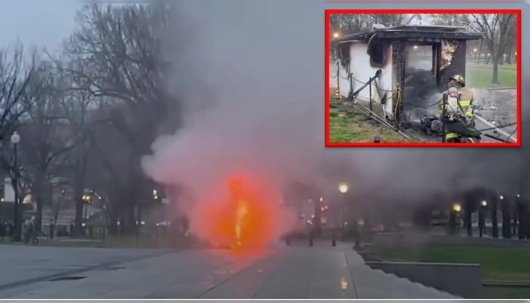 Fire Breaks Out in Kiosk Near Lincoln Memorial, One Man Seriously Injured