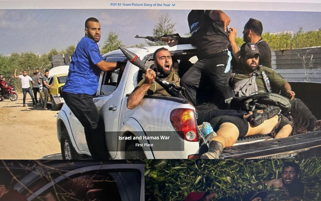 Photo of the Year: AP Wins for Their Photo of the Slaughtered, Mangled Body of a Jewish German-Israeli Girl Taken by Reporter Embedded with Hamas