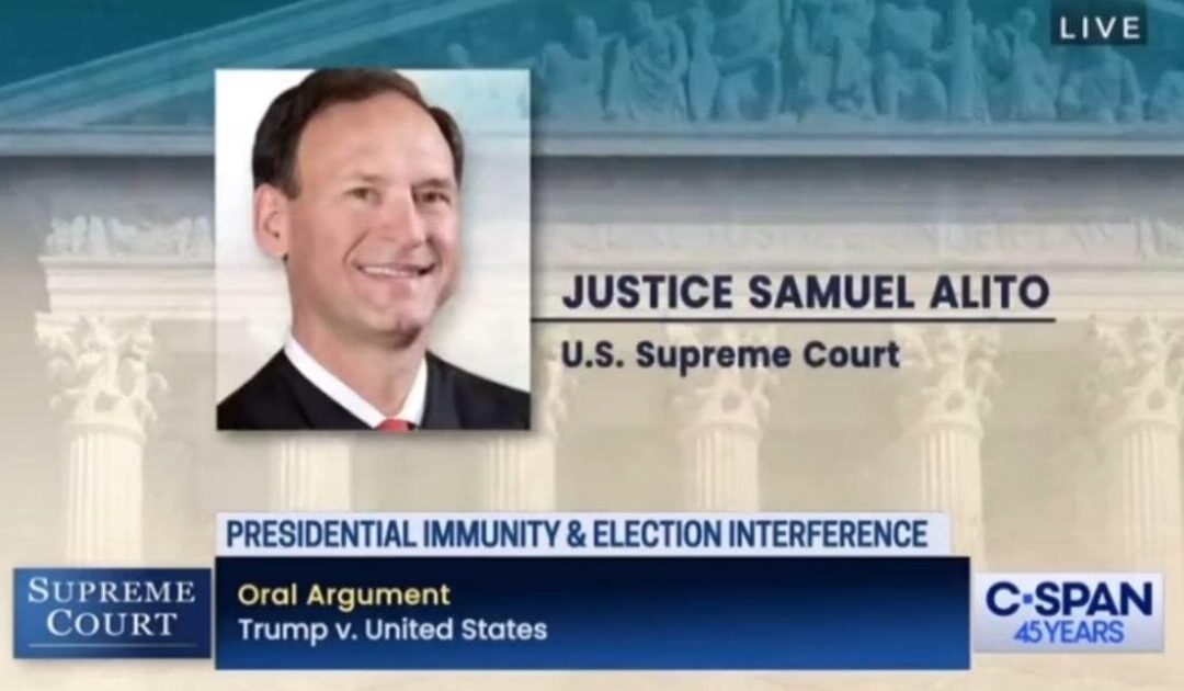 Justice Alito Destroys Jack Smith’s Prosecutor During Trump Immunity Oral Arguments with One Question (AUDIO)