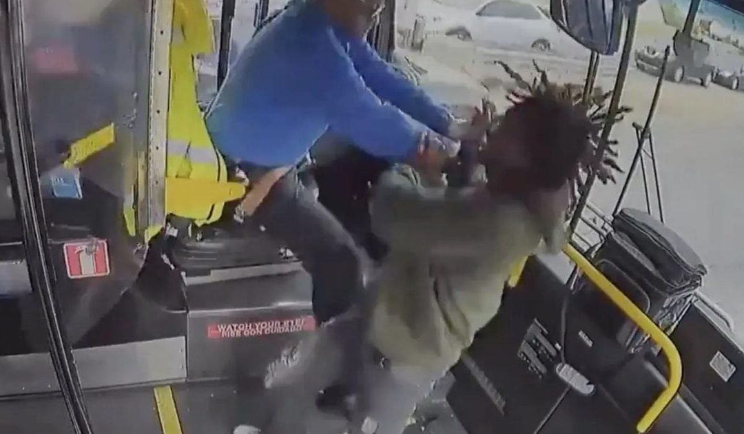 WATCH: Wild Video Captures Passenger Attacking Bus Driver, Causing Them to Crash into Oklahoma City Building