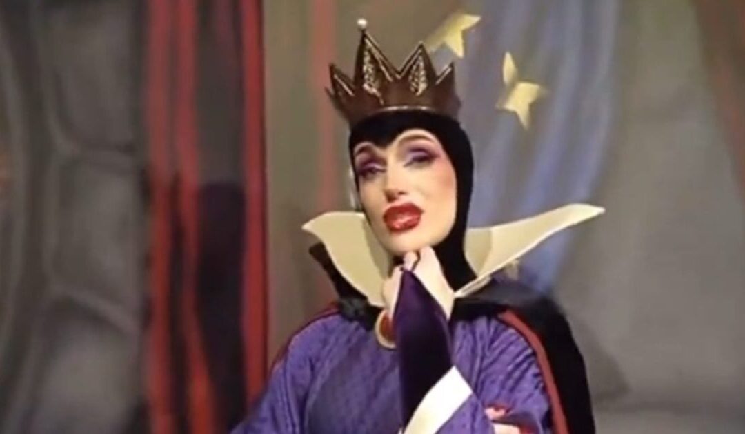 Snow White’s Evil Queen Being Played by Transgender Biological Male at Disney World Resort in Florida (VIDEO)