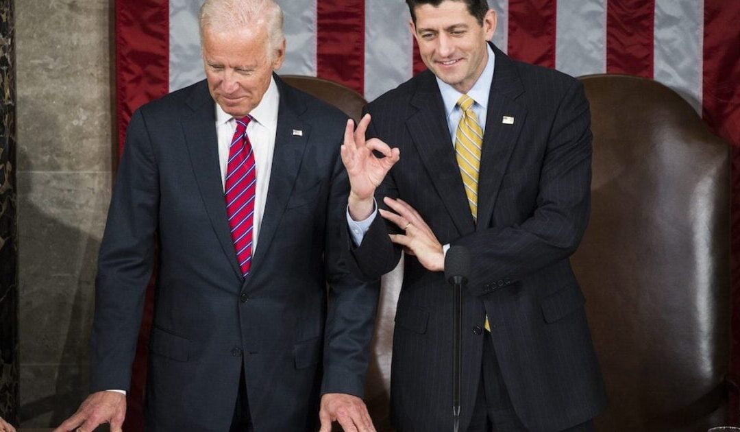 Trump Hater Paul Ryan Praises Mike Johnson for Passing Biden’s Agenda, Giving $95 Billion Away to Secure Foreign Borders