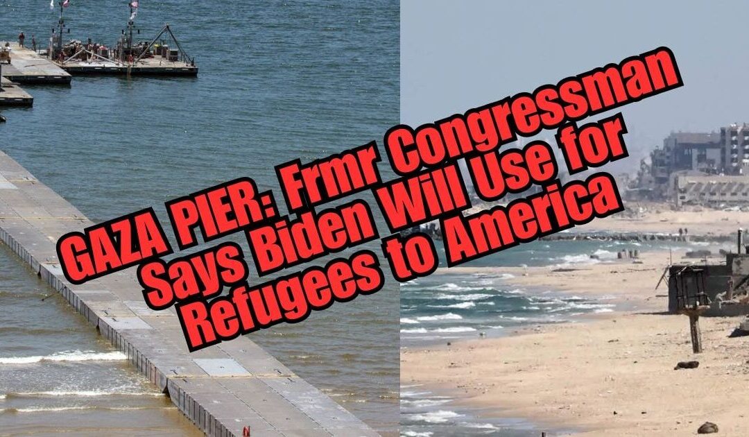 Former Foreign Affairs Congressman Claims: Gaza Pier will be used to Export Palestinians to US & Canada