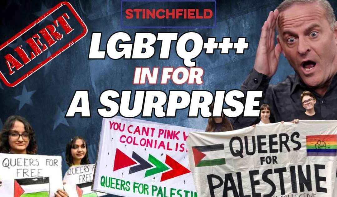 Un-Informed Anti-Israel Protestors Have No Idea Gays are Routinely Killed in Palestine.  Just Listen…