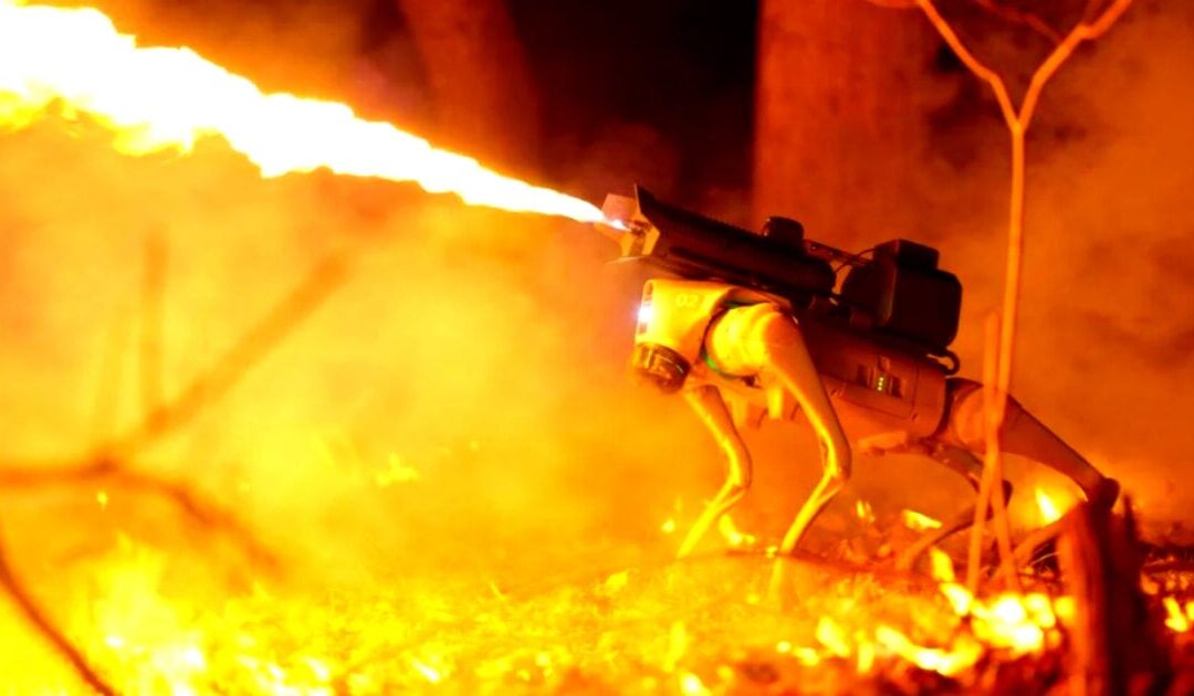 Hell Hound: ‘Thermonator’ Robot Dog Comes Equipped With Flamethrower – ‘Man’s Best Friend’ or Another Terrible Idea?