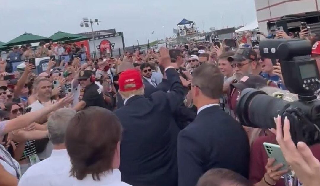 “USA! USA! USA!” President Trump Receives Rock Star Welcome at NASCAR’s Coca-Cola 600 at Charlotte Motor Speedway (VIDEO)