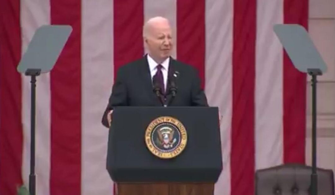 Biden, at Memorial Day Wreath-Laying Ceremony at Arlington National Cemetery, Tells Gold Star Families About His Son’s Death From Cancer (VIDEO)