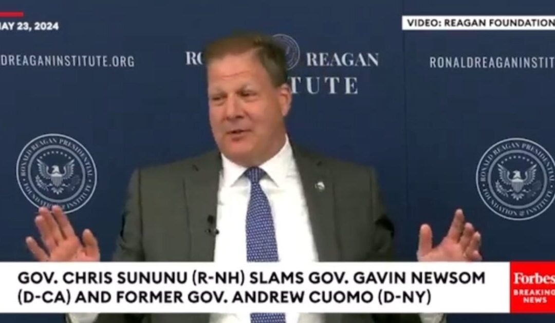 WATCH: “Andrew Cuomo, Complete Jackass, No One Liked Him… Gavin’s Just a Prick” – NH Governor Chris Sununu Slams CA Governor Gavin Newsom and Former NY Governor Andrew Cuomo