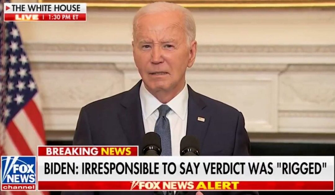 Dictator Biden Unleashes on Trump for Calling the Regime’s Witch Hunt Against Him “Rigged” (VIDEO)