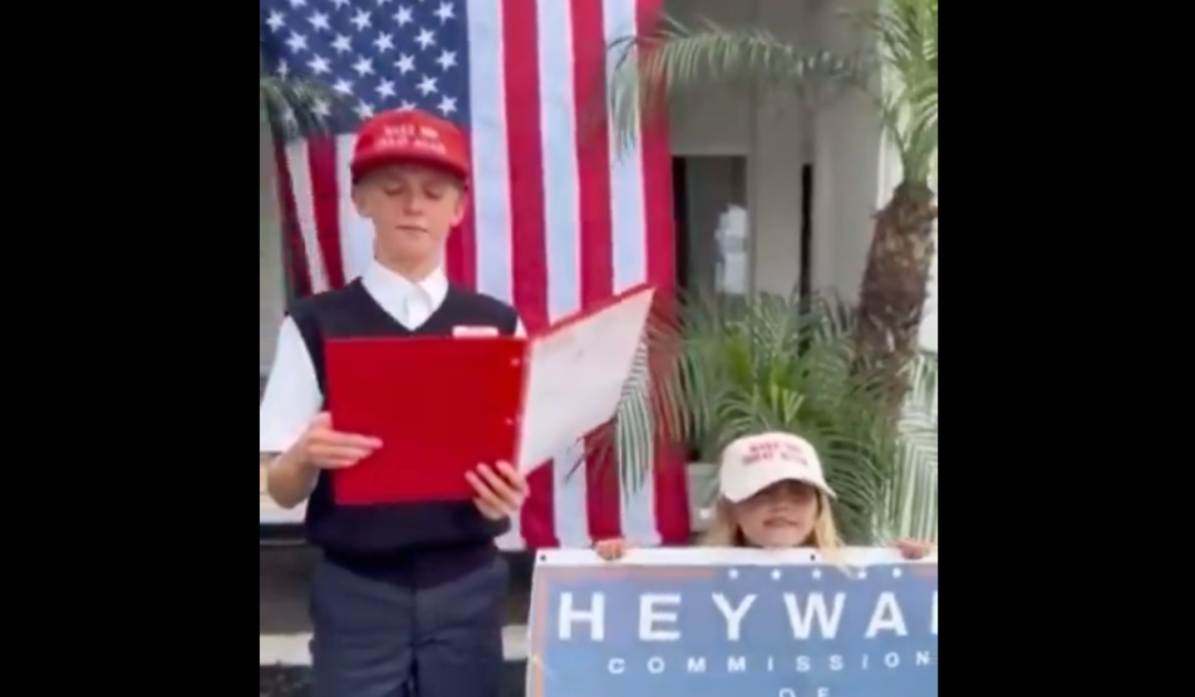 California Catholic Middle School Bars Student’s “MAGA -Styled” Patriotic Speech (Video)