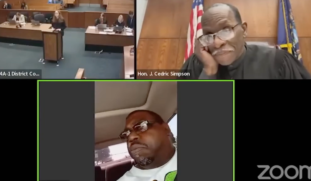 Man Attending Court for Suspended License Case Attends Hearing on Zoom While Driving (VIDEO)