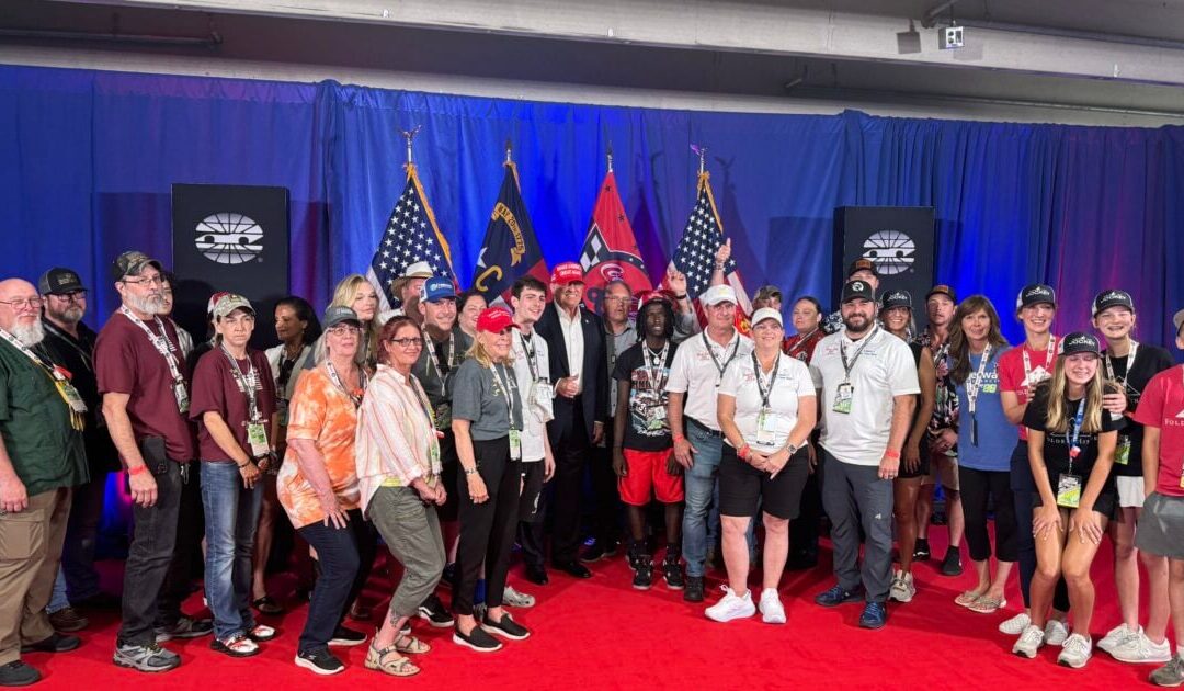 AMAZING PHOTO: President Trump Comforts Gold Star Families at NASCAR Race on Memorial Day Weekend