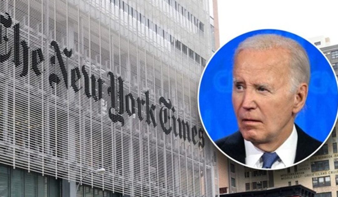 Under the Bus: New York Times Editorial Board Reveals Why They Want Joe Biden to Drop Out of Race