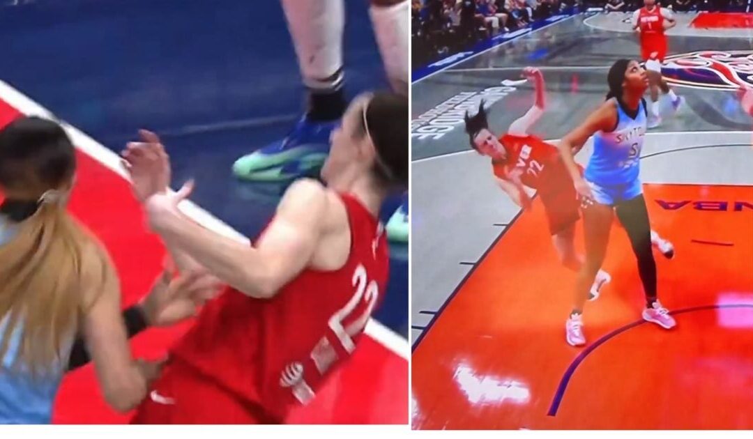 ASSAULT! Caitlin Clark – The Savior of the WNBA – Pummeled by Chicago Players During Game – Angel Reese Gets In on the Action! – VIDEOS