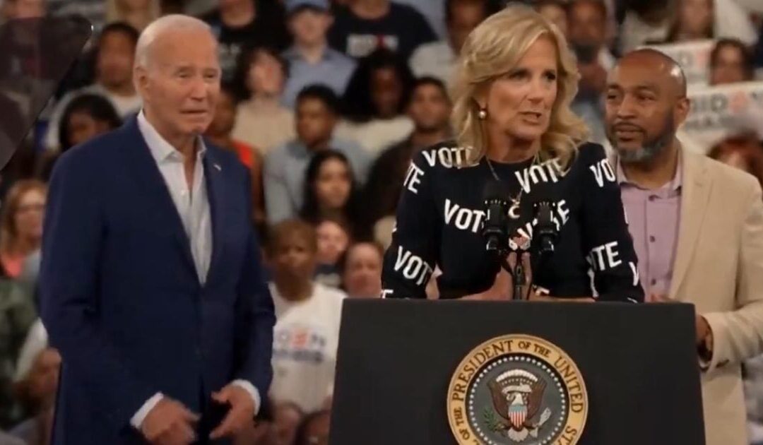 WOW! Joe Biden Looks Scared and Lost as Nurse Jill Claims Her Husband’s “Strength is Unshakeable” (VIDEO)