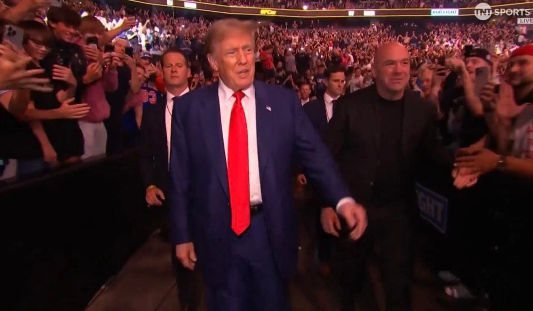 “Boy, the Round of Applause Is Pretty Staggering!” — President Trump Receives Hero’s Welcome at UFC 302 Just Days After Being Convicted of Made-Up Crime in Kangaroo Court (VIDEO)