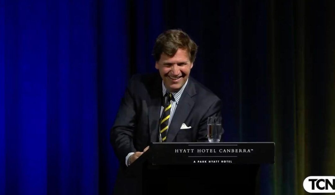 MUST WATCH: Tucker Carlson Savagely Dismantles ‘Dumb’ and ‘Stupid’ Far-Left Reporter at Australian Freedom Conference