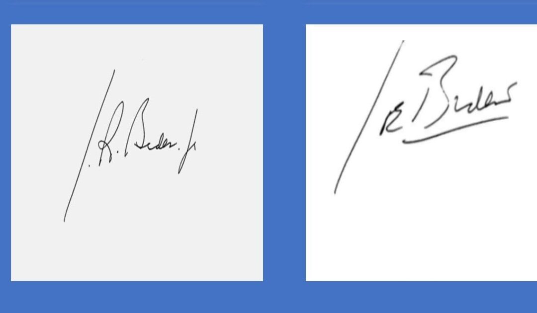 Who Wrote It? — Internet Buzzes as Biden’s Signature on Dropout Letter Doesn’t Match Signatures on Executive Orders