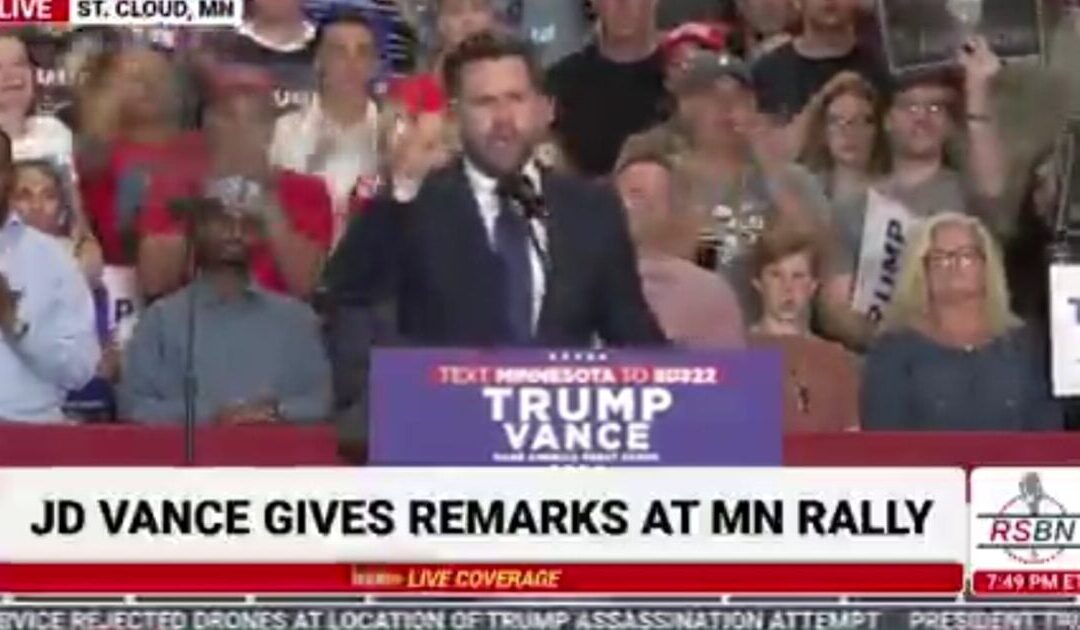 “What the Hell Have YOU Done to Question OUR Loyalty to the United States of America?”: J.D. Vance Scorches Kamala Harris  at Trump Rally in St. Cloud, MN (Video)