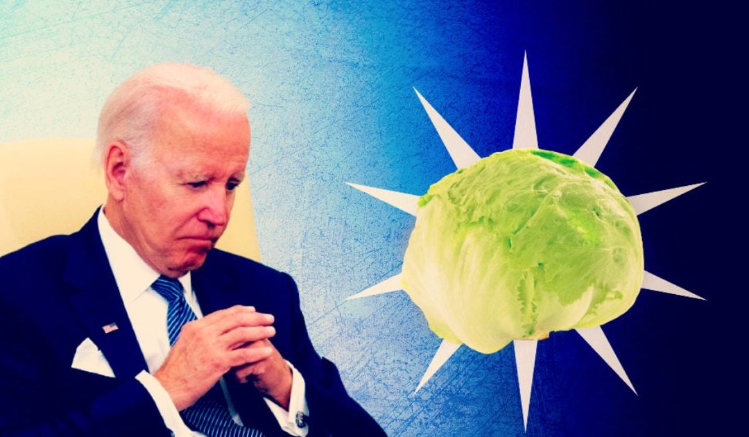 BIDEN OUTLASTED BY LETTUCE! Old Joe Repeats UK’s Liz Truss ‘Feat’ and Drops Faster than the Vegetable Gets Spoiled