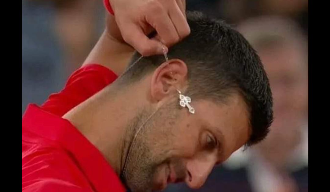 Novak Djokovic Proudly Displays His Christian Cross at Paris Olympics