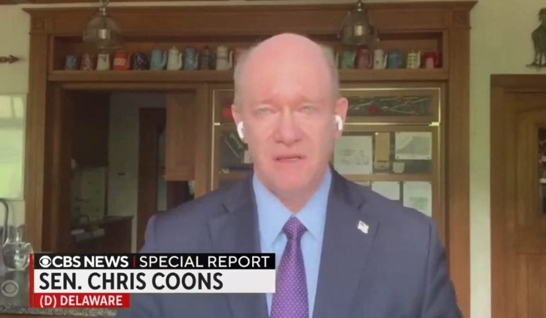 Biden/Harris Campaign Co-Chair Chris Coons Cries on Live TV After Biden Drops Out of Race (VIDEO)