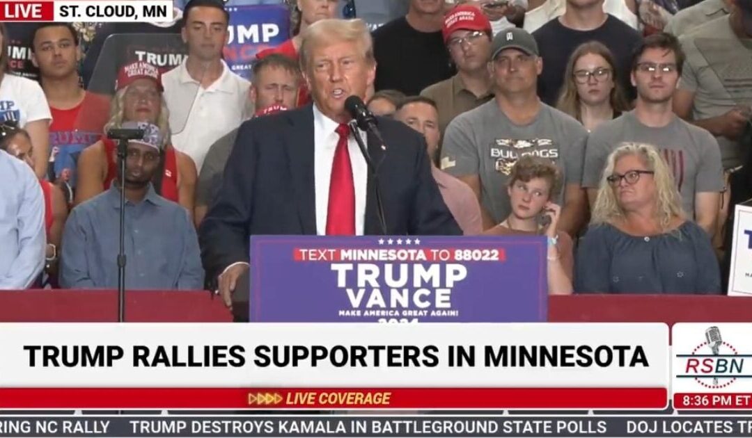 President Trump Takes the Stage at Rally in St. Cloud, Minnesota to Thunderous Applause: “I Get Angry at the Incompetence That I Witness Every Single Day” (VIDEO)