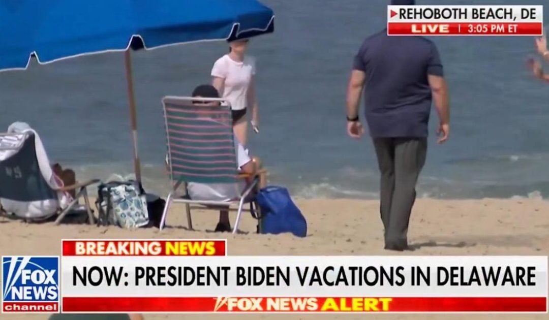 Who Is Running the Country? Joe Biden Lounges on the Beach as He Enjoys His Second Straight Week of Vacation on Taxpayer Dime (VIDEO)