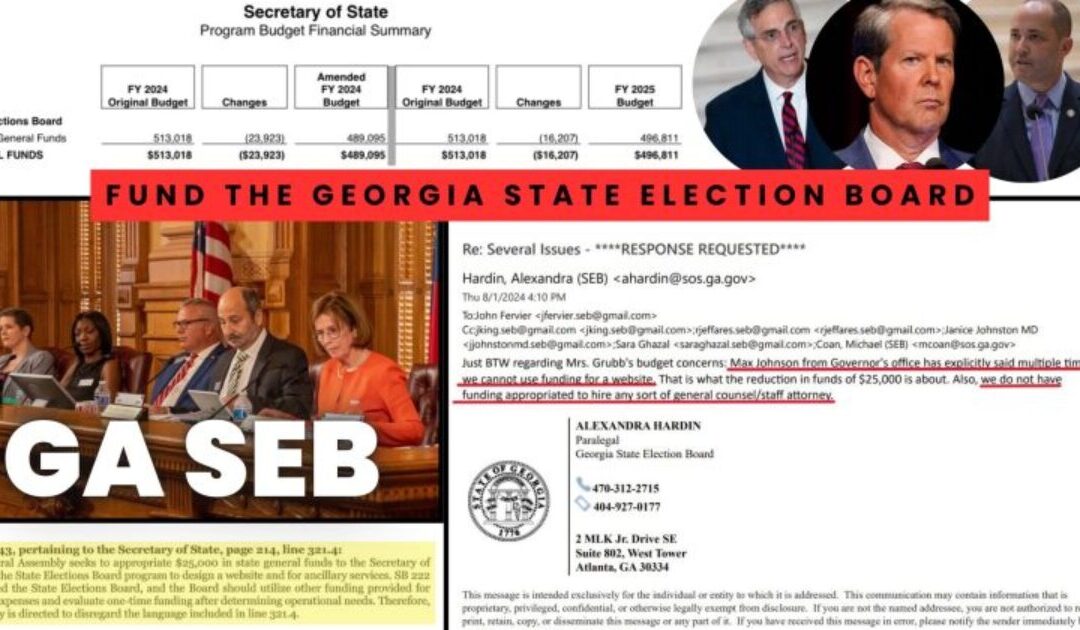 Georgia Governor Bran Kemp Is Preventing an Investigation into the 2020 Election from Taking Place