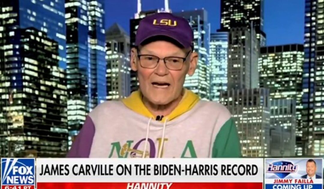 Trump Campaign Hits James Carville with a Brutal Reality Check After He Slobbers Over Kamala Harris While Praising Her Record on Crime (VIDEO)